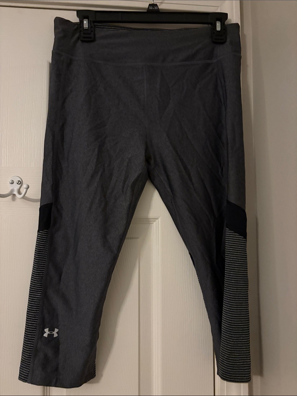 Under Armour Dark Gray Cropped Workout Leggings